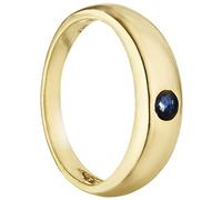 Jobo Kinder-Anhänger Taufring aus 8 Karat 333 Gold mit Safir