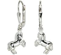 Jobo Kinder-Ohrhänger Pferd aus 925 Sterling Silber