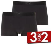 Jockey 2P Short Trunks Schwarz Polyamid XX-Large Herren
