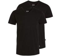 Jockey 2P V-Neck T-Shirt Schwarz Baumwolle Large Herren