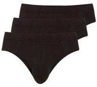 Jockey 3P Cotton Plus Brief Schwarz Small Herren