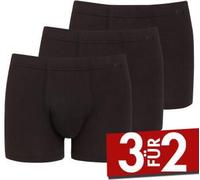 Trunk JOCKEY "Cotton +" Gr. XXL, 3 St., schwarz Herren Unterhosen (10386150-XXL)