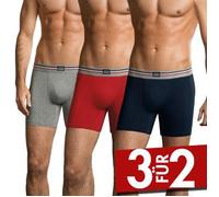 Jockey® Cotton Stretch Boxer Trunk 3-Pack - Grey Melange / L