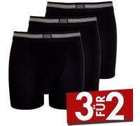 Jockey® Cotton Stretch Boxer Trunk 3-Pack - Black / S