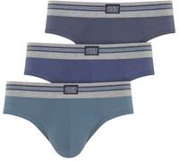 Jockey 3P Cotton Stretch Brief Blau Baumwolle 3XL Herren