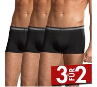 JOCKEY Short Trunk Boxershorts Single Jersey 3er Pack schwarz M