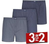 Webboxer JOCKEY Gr. L, 3 St., bunt (gemustert, gestreift, gemustert) Herren Unterhosen Boxershorts in 3 Dessins (90946204-L)