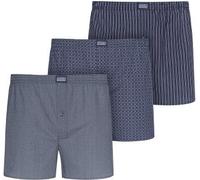 Webboxer JOCKEY "Boxer Woven", Herren, Gr. XXL, bunt (gemustert, gestreift, gemustert), Obermaterial: 100% Baumwolle, gemustert, gestreift, unifarben, bequem, Unterhosen, in 3 Dessins (90946204-XXL) g