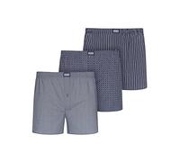Webboxer JOCKEY Gr. L, 3 St., bunt (gemustert, gestreift, gemustert) Herren Unterhosen Boxershorts in 3 Dessins (90946204-L)