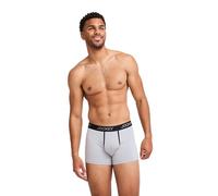Jockey Chafe Proof Pouch Trunks - Boxershorts Herren im 2er Pack, Unterhosen mit ergonomisch geformter Tasche, atmungsaktive Männer Unterwäsche ohne Eingriff - Doppelpack, in Silber