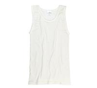 Jockey Classic Cotton Rib A-Shirt - Unterhemd Herren, Tank Tops aus 100% gekämmter Baumwolle, atmungsaktives Funktionsunterhemd, ärmelloses Feinripp-Unterhemd, Weite Passform, in Weiß