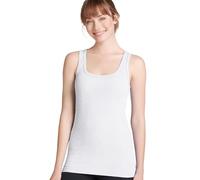 Jockey Damen Activewear Rib Tank, Weiss/opulenter Garten, Mittel