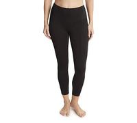 Jockey Damen Cotton Stretch Basic 7/8 Leggings, Tiefschwarz, M