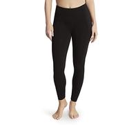 Jockey Damen Knöchel Baumwoll-Stretch mit Seitentasche Leggings, Tiefschwarz, S