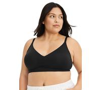 Jockey Damen Seamfree Light Lift Bralette - 2 Pack, Black, M