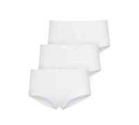 Jockey Damen Soft Stretch Lace Brief - 3 Pack, White, M