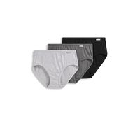 Jockey Damen-Unterwäsche, Elance Hipster, Hüftslip, 3er-Pack - Grau -