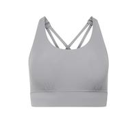 Jockey Damen Womens Activewear Padded Bralette, Quartz Grey, 2XL