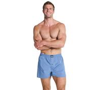 Jockey Popeline Herren-Boxershorts im 2er-Pack blau XXL