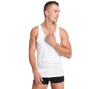 Jockey Herren Cotton+ A-Shirt - 2 Pack, White, XL