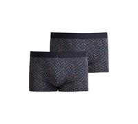 Jockey Herren Microfiber Air Short Trunk - 2 Pack, Jockey Blue, L