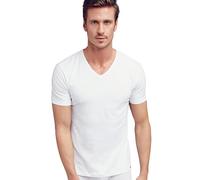 Jockey Herren Modern Stretch V-Neck Shirt, White, M