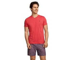 Jockey Herren Night and Day Knit Short Pyjama, Dragonfruit Red, M