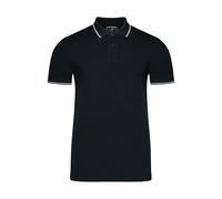 Jockey Herren Pique Polo Shirt, Black, L