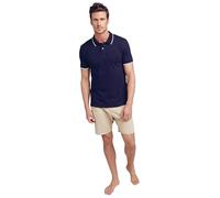 Jockey Herren Pique Polo Shirt, Navy, L