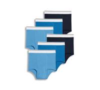Jockey Herren Unterwäsche Slip, 6er-Pack - Blau - X-Large