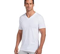 Jockey Men's 6-Pack Value StayNew V-Neck Tees (XX-Large) White