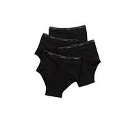 Jockey Men's Cotton Full-Rise Brief 4-Pack Black 36