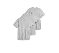 Jockey Herren Unterhemd Classic Rundhals Unterhemd - 3er Pack, Grau meliert, XL