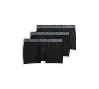 Jockey Men's Underwear Active Microfiber Eco 2.5" Trunk - 3 Pack, Black, XL