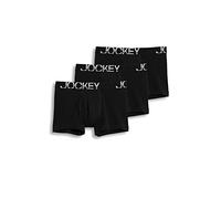 Jockey Men's Underwear ActiveStretch Boxer Brief - 3 Pack, Black, L