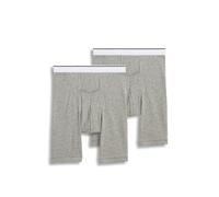 Jockey Men's Underwear Pouch Midway Brief - 2 Pack, Grey Heather, M