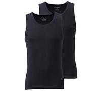 Jockey Modern Classic A-Shirt - Unterhemd Herren im 2er Pack, Tank Tops aus 100% Baumwolle, figurbetonte, ärmellose Feinripp-Unterhemden, 2er Set, in Schwarz