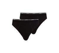 Jockey Modern Classic Brief 2er Pack - Unterhosen für Männer, Unterwäsche aus 100% Baumwolle, Herren Slips ohne Eingriff, Feinripp-Material, 2er Set