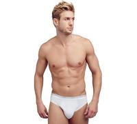 Jockey Modern Classic Brief 2er Pack - Unterhosen für Männer, Unterwäsche aus 100% Baumwolle, Herren Slips ohne Eingriff, Feinripp-Material, 2er Set