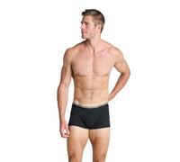 Jockey Modern Classic Short Trunk - Boxershorts Herren im 2er Pack, Unterhosen ohne Eingriff, Unterwäsche aus 100% Baumwolle, Shorts aus Feinripp-Material, 2er Set, in Schwarz
