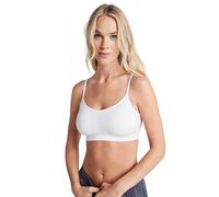 Jockey Modern Micro Seamfree Bralette - Damen BH ohne Bügel, gepolstertes Bustier mit herausnehmbaren Cups, Nahtlose Unterwäsche, schmale verstellbare Träger, in Weiß