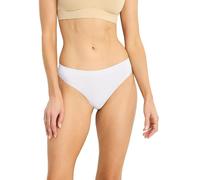 Jockey Seamfree Thong - Nahtlose Damen Unterwäsche, atmungsaktiver Tanga, Seamless Slip ohne störende Nähte, Microfaser Women Underwear mit angenehmem, Weiß