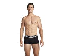 Jockey Short Trunk Multipack in Schwarz - Boxershorts Herren im 5er Pack, Unterhose mit mittlerer Leibhöhe, Unterwäsche aus Baumwolle und Elasthan, in