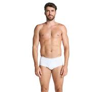 Jockey UK Classic Cotton Rib Y-Front Brief 3er Pack - atmungsaktiver Herren-Slip, Feinripp Unterwäsche 100% Baumwolle, Unterhose mit Y Front Eingriff - Multipack Herrenunterwäsche, in Weiß