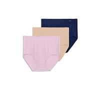 Jockey Women's Underwear No Panty Line Promise Tactel Brief - 3 Pack, Light/Faded Mauve/Just Past Midnight, 5