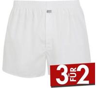 Jockey Woven Poplin Boxer Shorts Weiß Baumwolle XX-Large Herren