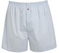 Jockey Woven Poplin Boxer Shorts Weiß kariert Baumwolle Large Herren