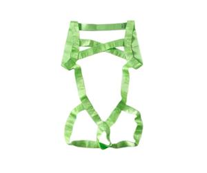 JOCKMAIL Herren Bodysuit Tanga Atmungsaktiv Elastisch Stringbody Männer Unterwäsche für Club Party Fitness (Grün, Einheitsgröße)