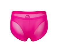 JOCKMAIL Herren Slip Sexy Unterwäsche Männer Unterhose Ice Silk Briefs Mit Großer Tasche Atmungsaktiv (DE/NL/SE/PL, Alphanumerisch, L, Regular, Regular, Rose1)