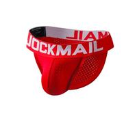 JOCKMAIL Herren Slips Unterwäsche Atmungsaktive Mini Slips Low Rise Herren Unterhosen Slips (XL, 353ROT)